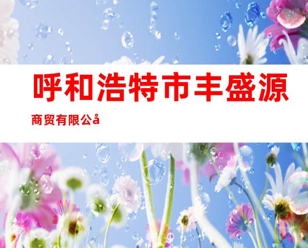 呼和浩特市丰盛源商贸有限公司
